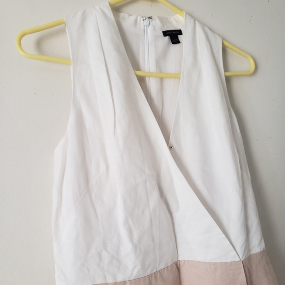 Ann Taylor Linen Blend Wrap Dress - Picture 6 of 14